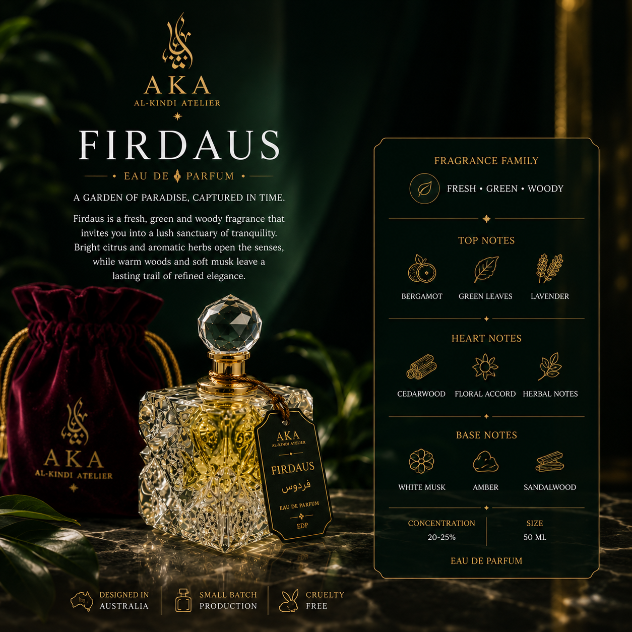 Firdaus | Eau de Parfum | 6 mL
