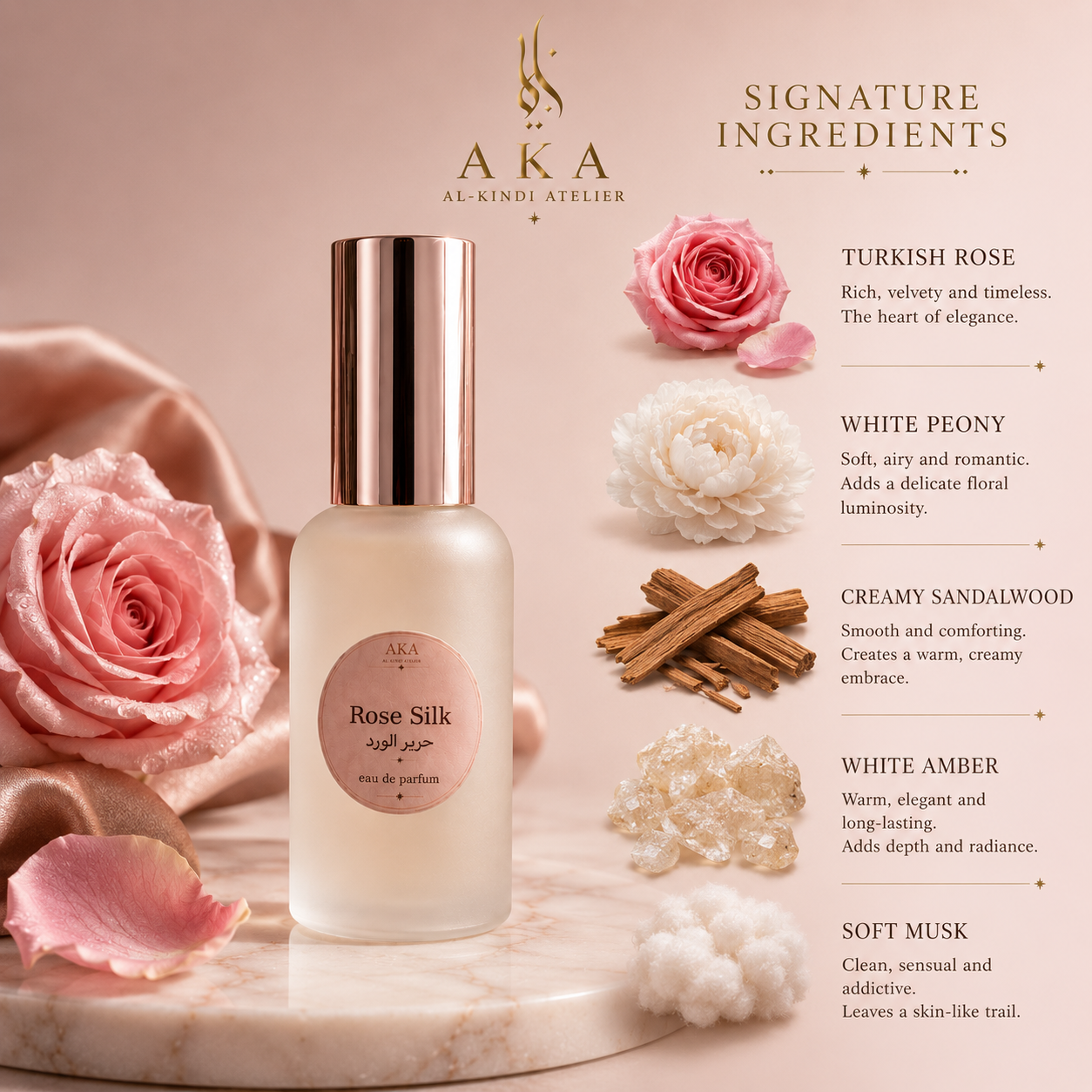 Rose Silk | Eau de Parfum | 50 mL