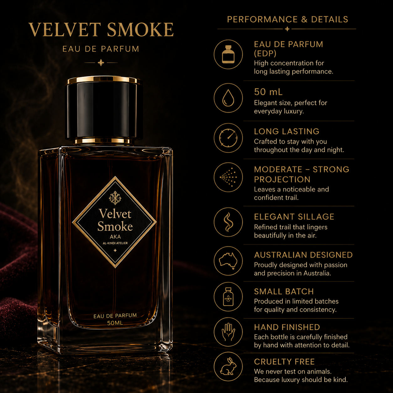 Velvet Smoke | Eau de Parfum | 30 mL